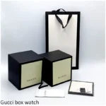Gucci Box Watch Packaging with Complete Accessories