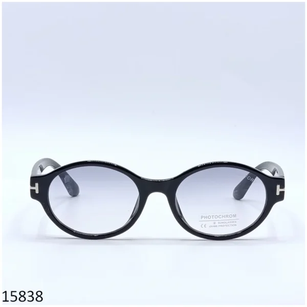 Tom Ford - FT0916 - Photochrom Black Oval Sunglasses