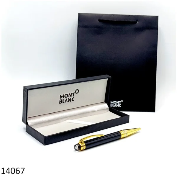 Bullet Golden Black Ballpoint Montblanc Pen