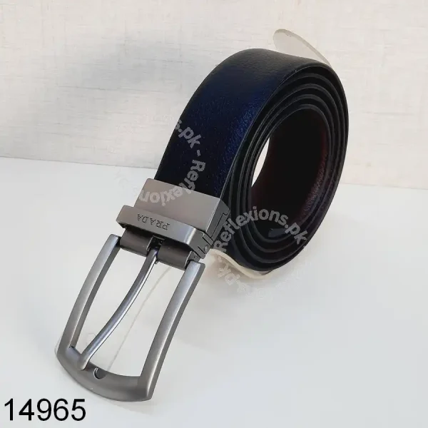 Prada Belt 2 Sided Black Brown