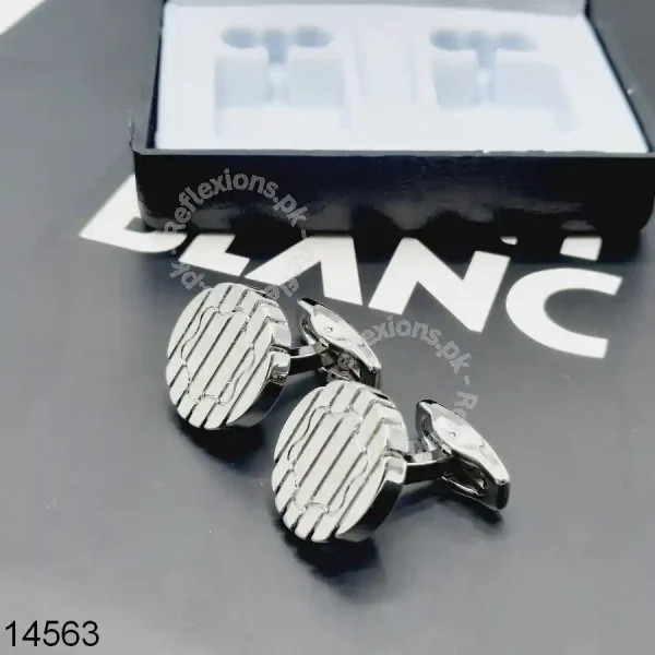 Silver Stripe MB Cufflinks for Men