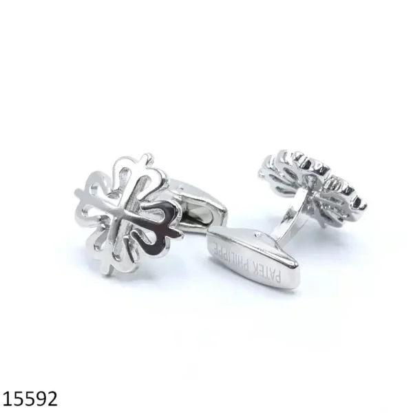 Solid Silver PP Cufflinks for Men