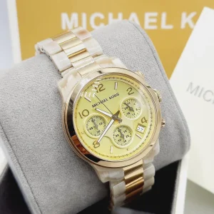 Mk watches rose gold for women
