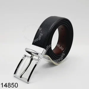 Mens Leather Belts Pakistan 2 Side Black/Brown