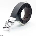 Belt for Men LV Silver Buckle 32mm