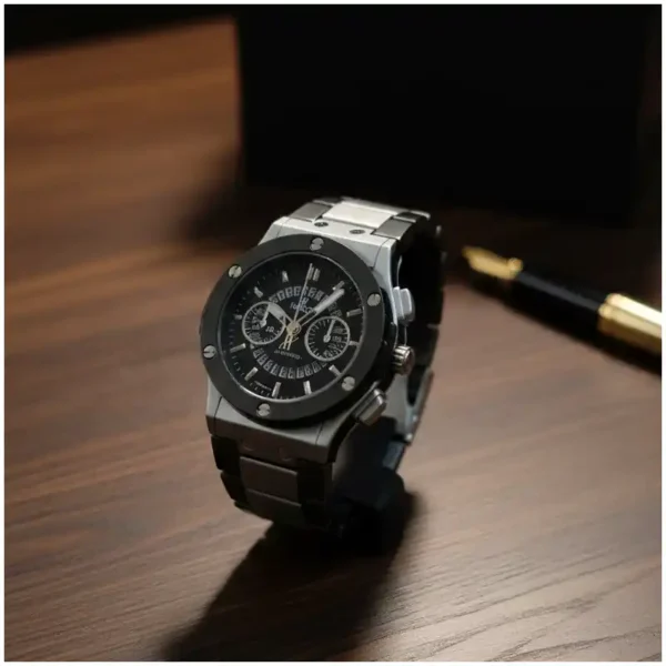 Fusion Hubolt Mens Watch Grey Dial 41mm