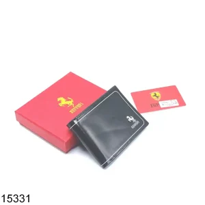 Ferrari Men Wallet Black