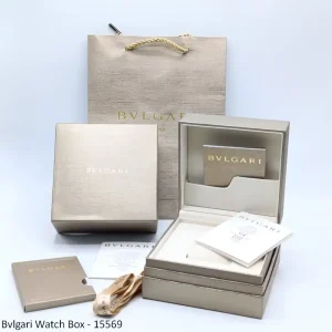 Bvlgari Watch Box -Beige Signature Style