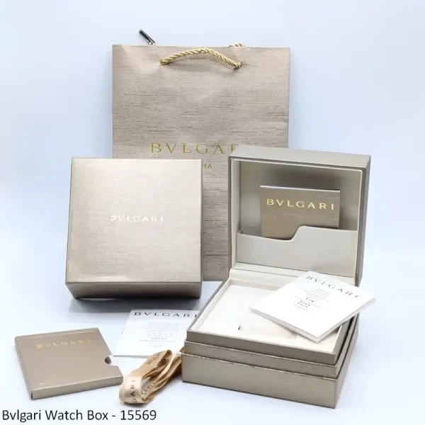 Bvlgari Watch Box -Beige Signature Style