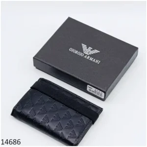 Black Small Wallet for Men