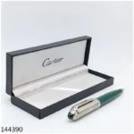 Branded Pasha ballpoint pen green lacquer