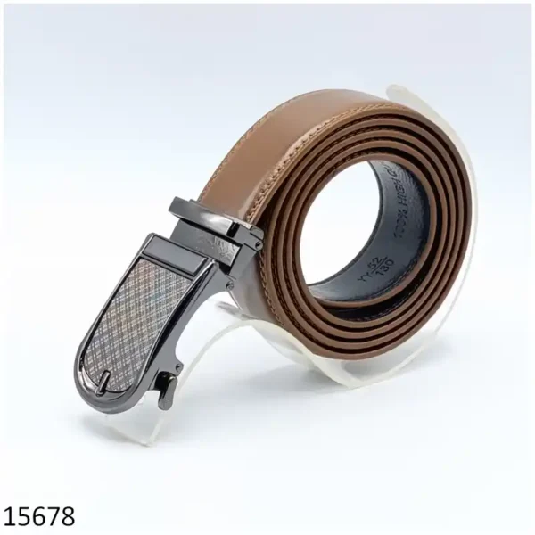 Auto Lock Brown Belt for Men