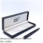 meisterstuck ballpoint pen black slim