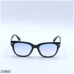 Tom Ford - Lauren Blue Lens - Black Frame Sunglasses