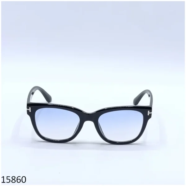 Tom Ford - Lauren Blue Lens - Black Frame Sunglasses